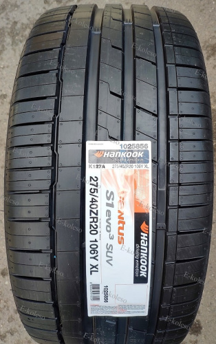 Автомобильные шины Hankook Ventus S1 evo3 SUV K127A 275/40 R20 106Y