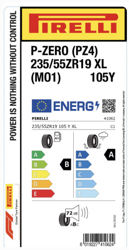 Автомобильные шины Pirelli P Zero PZ4 235/55R19 105Y