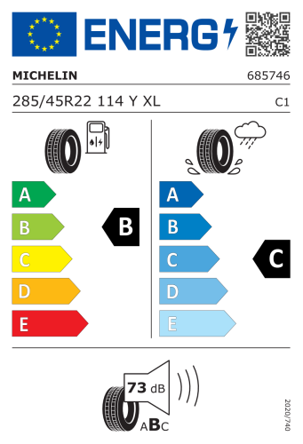 Автомобильные шины Michelin Primacy A/S  285/45R22 114Y