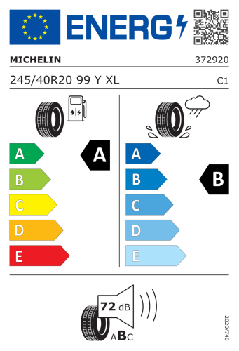 Автомобильные шины Michelin Pilot Sport 5 Energy  245/40R20 99Y