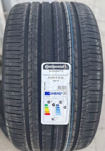 Автомобильные шины Continental EcoContact 6 315/30R22 107Y