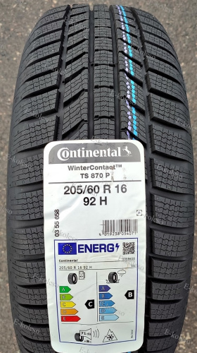 Автомобильные шины Continental WinterContact TS 870 P 205/60R16 92H