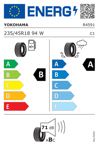 Автомобильные шины Yokohama BluEarth-GT AE51 235/45 R18 94W