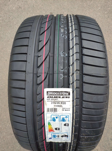 Автомобильные шины Bridgestone Dueler H/P Sport 315/35R20 110Y (run-flat)
