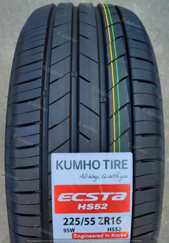 Автомобильные шины Kumho Ecsta HS52 225/55 R16 99W