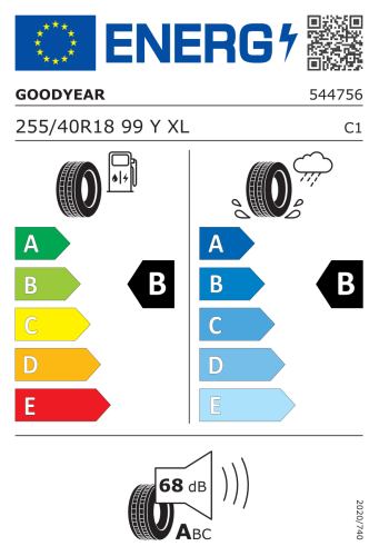 Автомобильные шины GoodYear Eagle F1 Asymmetric 3 runflat 255/40R18 99Y  ? ROF FP