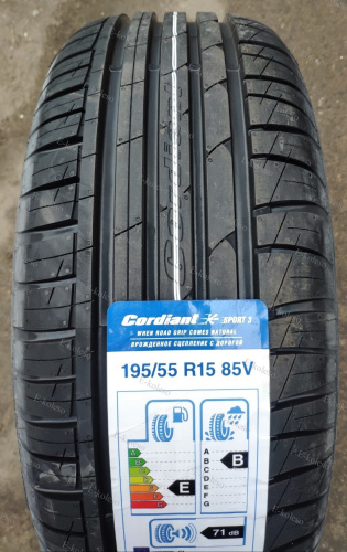Автомобильные шины Cordiant Sport 3 195/55 R15 85V