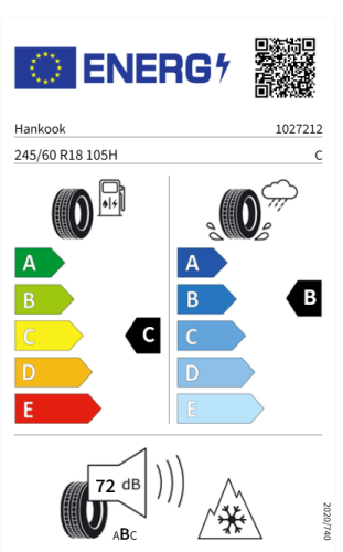 Автомобильные шины HANKOOK Winter i*cept evo3 W330A 245/60R18 105H