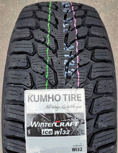 Автомобильные шины Kumho WinterCraft ice Wi32 175/70R13 82T (шипы)