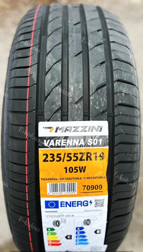 Автомобильные шины MAZZINI VARENNA S01 235/55R19 105W