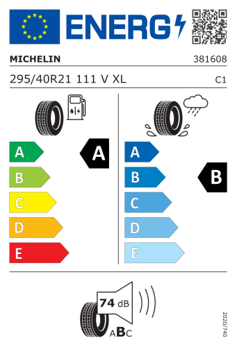Автомобильные шины Michelin Pilot Sport EV  295/40R21 111V