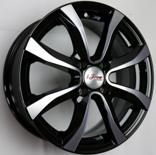 Литые диски iFree KC696-mb Дайс 6.0J/15 4x108 ET30.0 D65.1