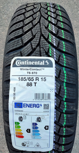 Автомобильные шины Continental WinterContact TS 870 185/65R15 88T
