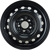 Стальные диски Trebl 64J40H Black 6.0J/15 5x114.3 ET40.0 D67.1