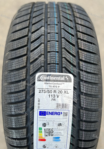 Автомобильные шины Continental WinterContact TS 870 P 275/50R20 113V XL