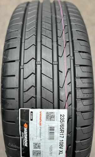 Автомобильные шины
 
Hankook
 
Ventus Prime3X K125A
 
235/65 R17 104H