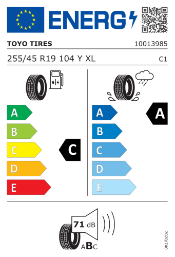 Автомобильные шины Toyo Proxes Sport 2  255/45R19 104Y