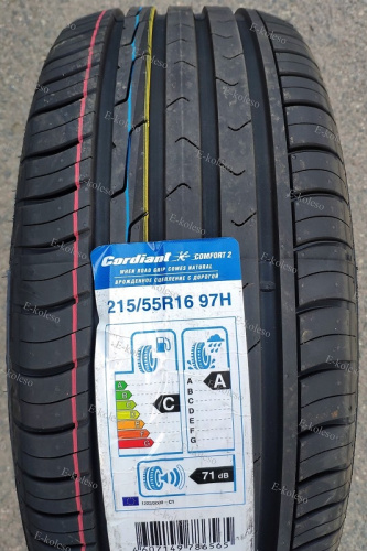 Автомобильные шины Cordiant Comfort 2 215/55 R16 97H