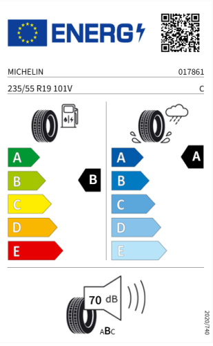 Автомобильные шины
 
Michelin
 
Primacy 5
 
235/55 R19 101V