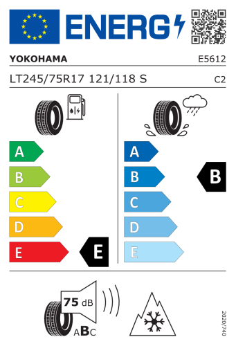 Автомобильные шины Yokohama Geolandar A/T4 G018 245/75R17 121/118S 