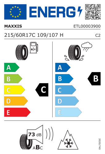 Автомобильные шины Maxxis Vansmart AL2 215/60R17C 109/107H